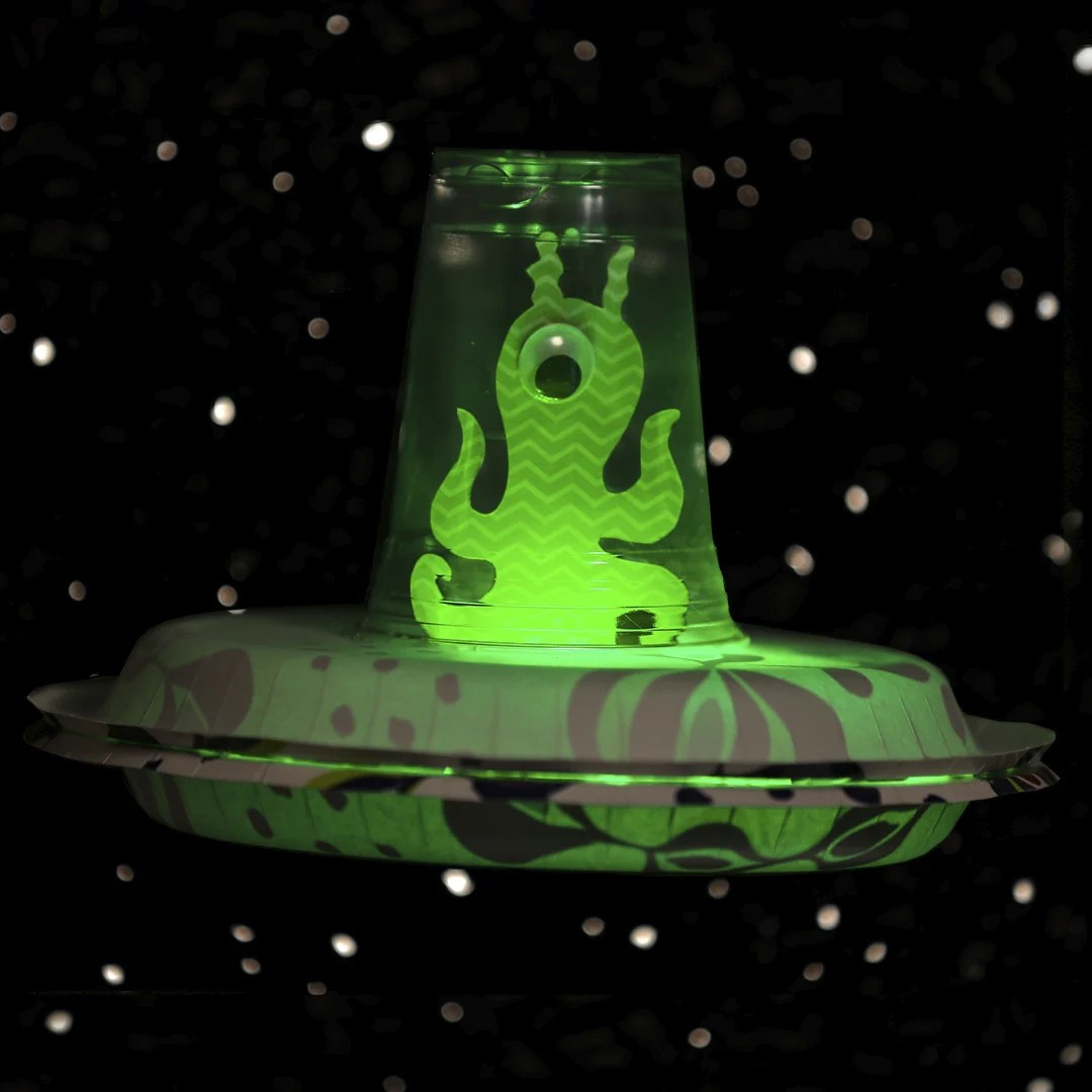 How To Make A Paper Plate UFO